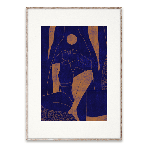 Image showing the Mujer y Calor 01 Art Print, 50 x 70cm product.