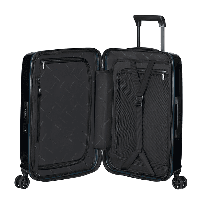 Nuon Cabin Suitcase, H55 x L40 x W20/23cm, Metallic Dark Blue