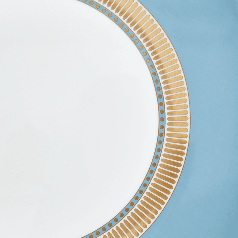Helia Plate, D21cm, Mint Green