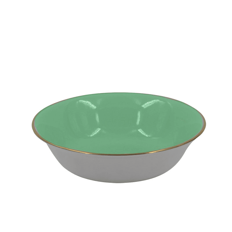 Sous Le Soleil Open Vegetable Dish, W9 x L25cm, Matt Gold Classic Lime