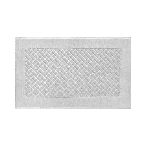 Image showing the Etoile Bath mat, 55 x 90cm, Silver product.