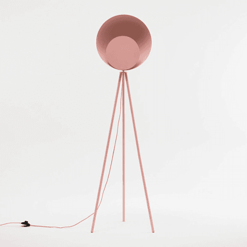 Image showing the Diffuser Floor Lamp, H159cm, Pink product.