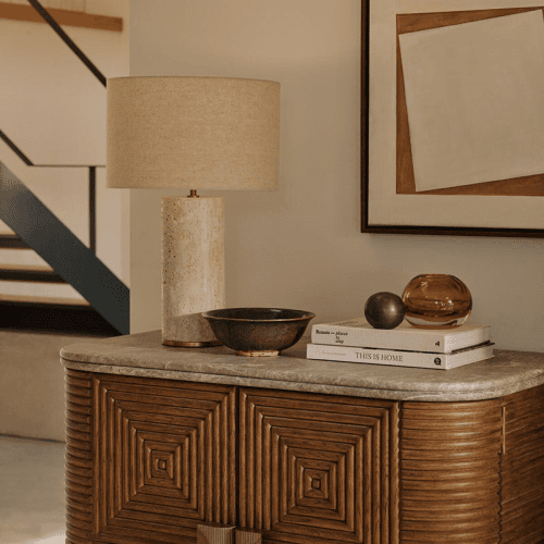 Image showing the Remi Table Lamp, H35cm, Cream product.