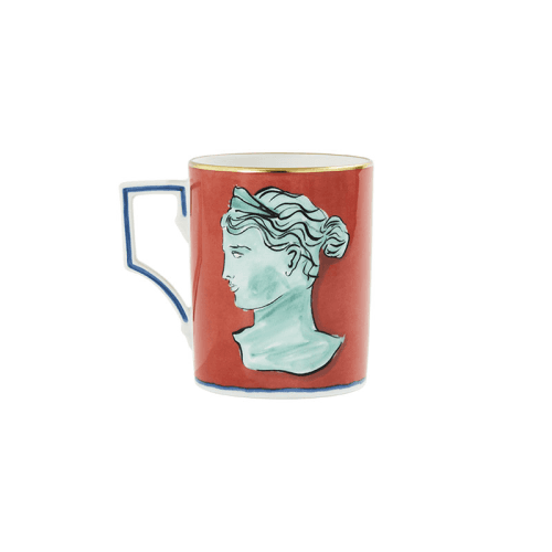 Image showing the Il Viaggio Di Nettuno Mug, 400ml, Red Coral product.