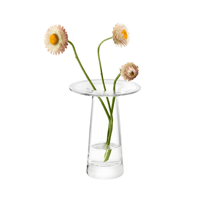 Victoria Vase, H15cm, Clear