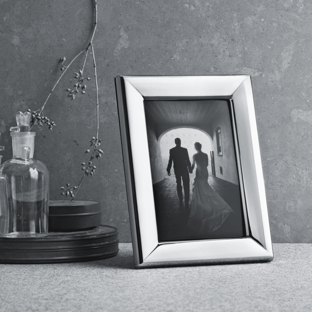 Modern Photograph frame, 13 x 18cm, Stainless Steel