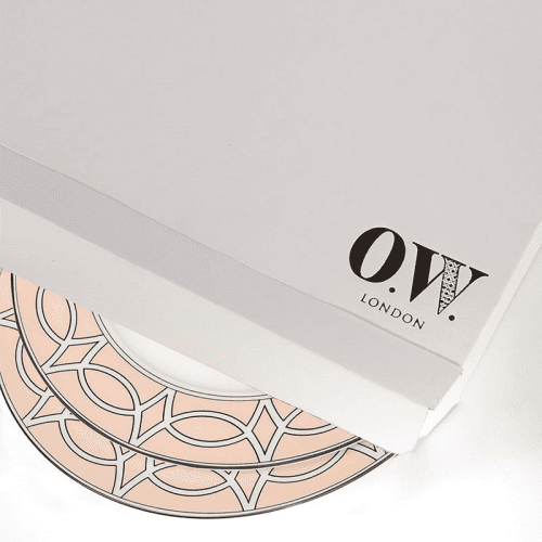 Image showing the Loop Set of 2 Dinner Plate, D26cm, Blush product.