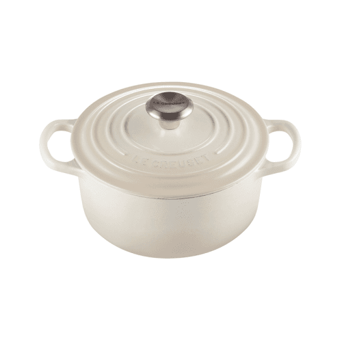 Image showing the Signature Cast Iron Round Casserole, 28cm, Meringue product.
