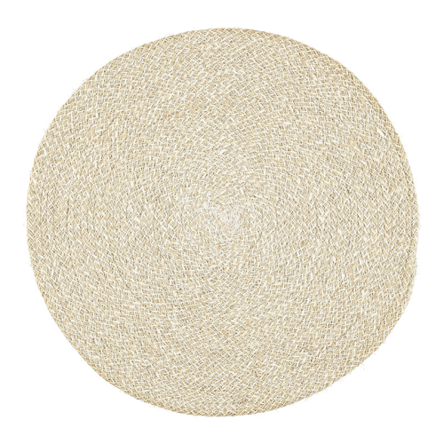 Image showing the Jute Placemat, D38cm, Pearl White product.