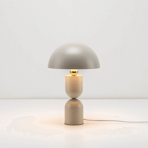 Image showing the Dome Mushroom Table Lamp, H39cm, Sand product.