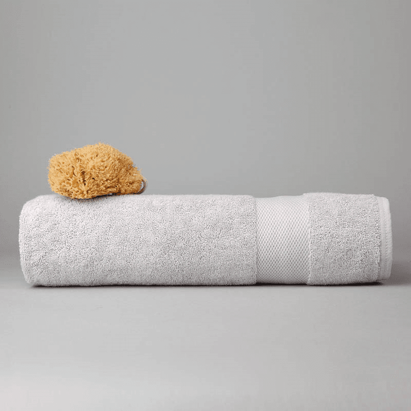 Organic 600gsm The Bath Sheet, 100 x 160cm, Grey