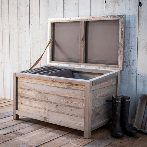 Image showing the Aldsworth Outdoor storage box, large, Natural product.