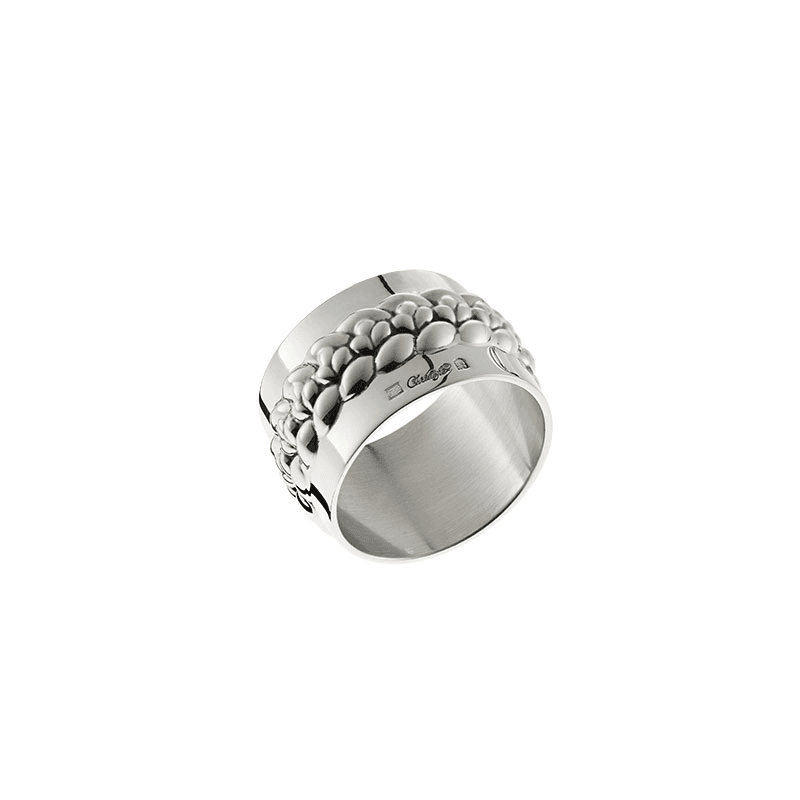 Babylone Napkin Ring, D4cm, Silver
