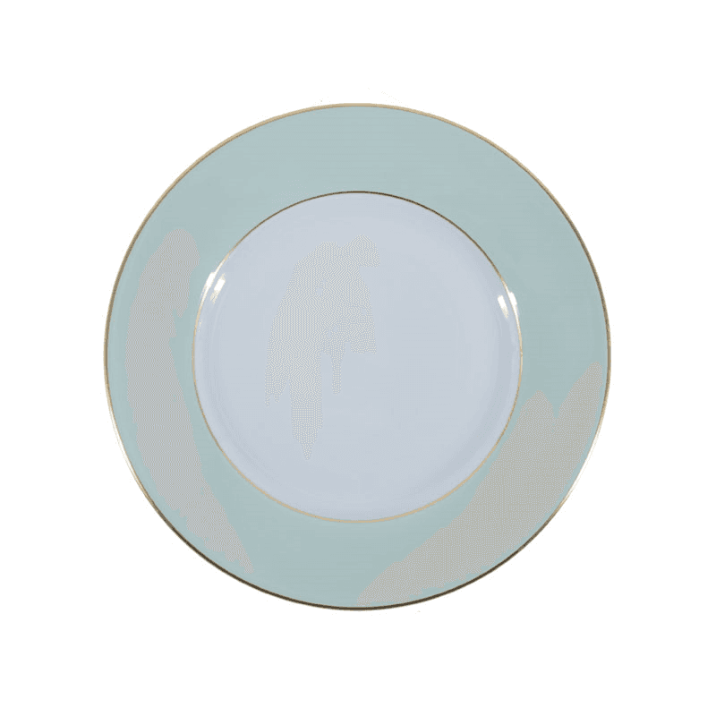 Sous Le Soleil Dessert Plate, D22.5cm, Matt Gold Classic Celadon