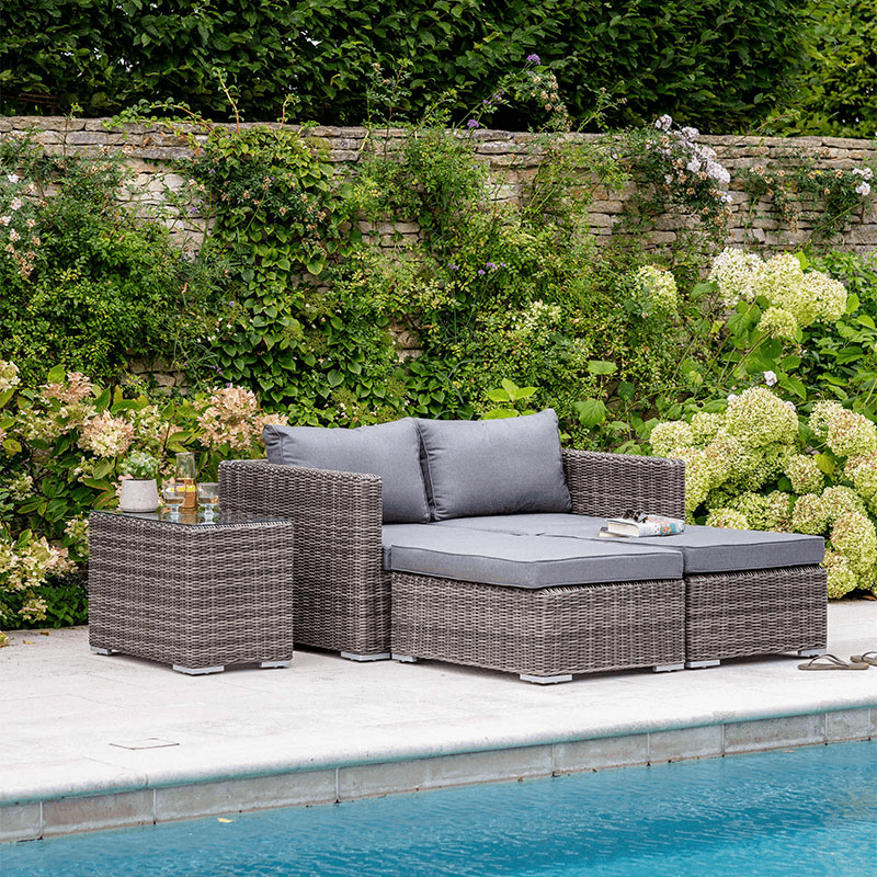 Selbourne Double Lounger Set, Natural