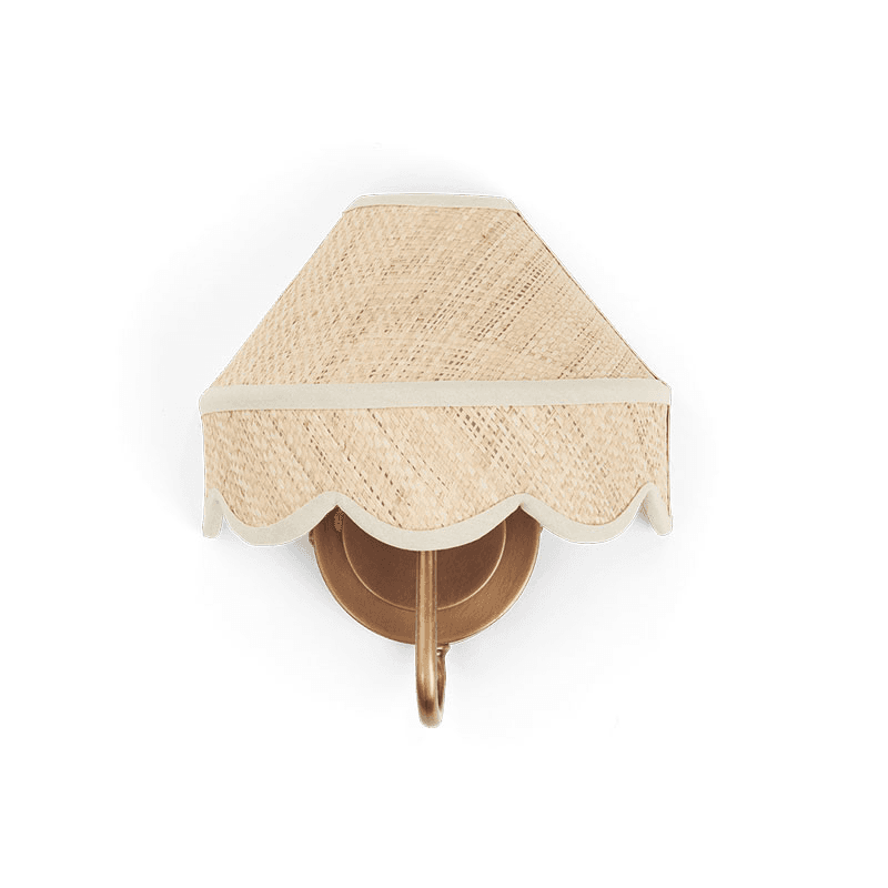Marina Wall Light, Raffia