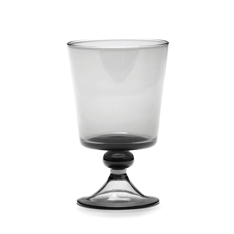 La Mère Set of 4 Red Wine Glasses, 270ml, Smoky Grey