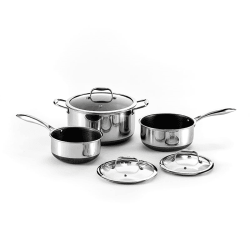 Image showing the Hybrid 6 Piece Pot Set, Steel product.