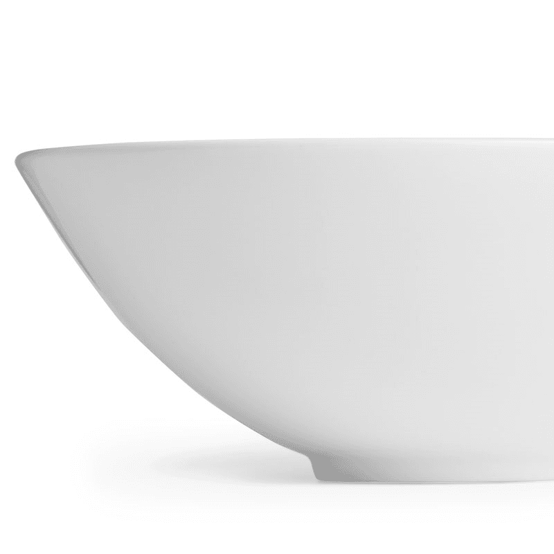 White Oval open serving dish