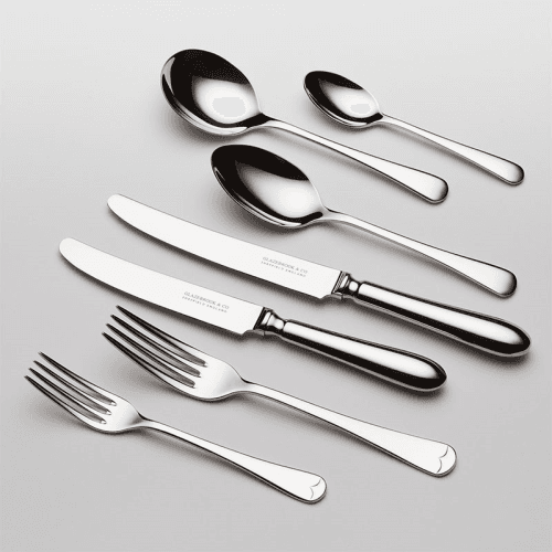 Image showing the 7-piece Place Setting, Old English Stainless Steel, Mirror Finish (Pip) product.