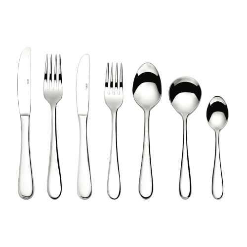 Image showing the Glacier 44 piece cutlery set, Mirror Finish Polished product.