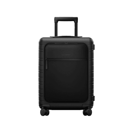 Image showing the M5 Essential Cabin Suitcase, H55 x W20 x L40cm, Black product.