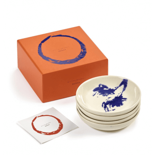 Image showing the Ottolenghi, Set of 4 Small Dishes, White and Blue, White product.