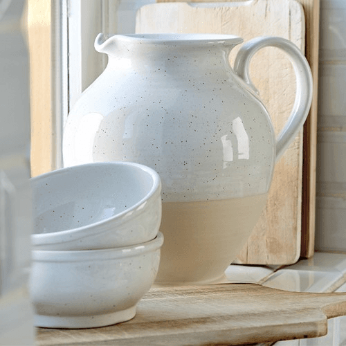 Image showing the Fattoria Large pitcher, 5 litre, White product.