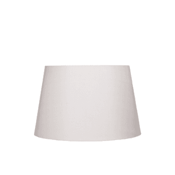 Image showing the Lampshade, Stretched Silk, Ivory, Medium product.