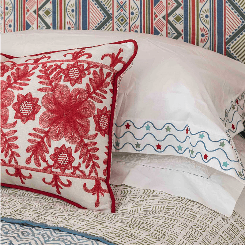 Angelica Cushion, 35 x 50cm, Coral