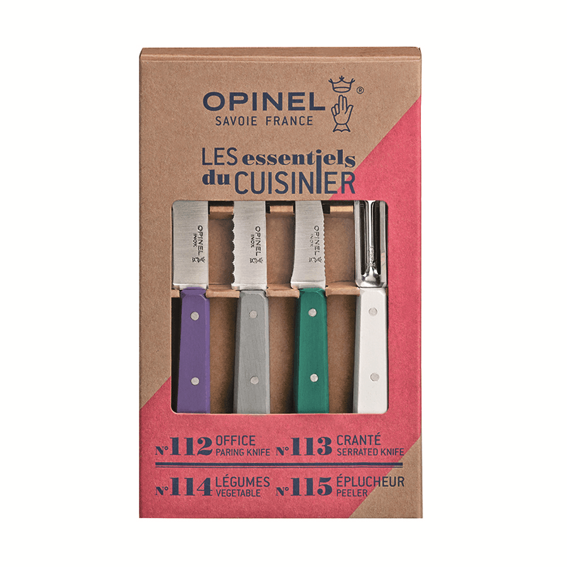 Art Deco Kitchen Knife Set, Multi