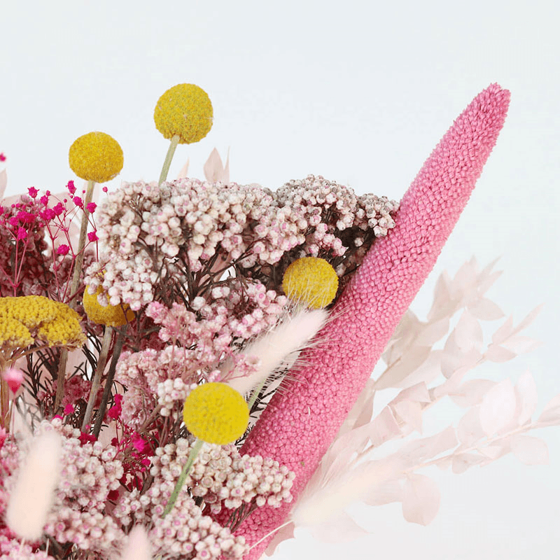 Hand-Tied Large Bouquet, Pink, Bonbon