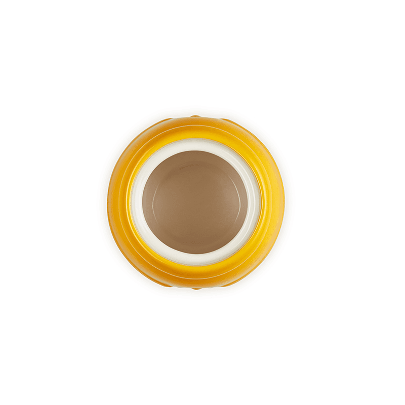 Stoneware Honey pot and dipper, 450ml, Dijon
