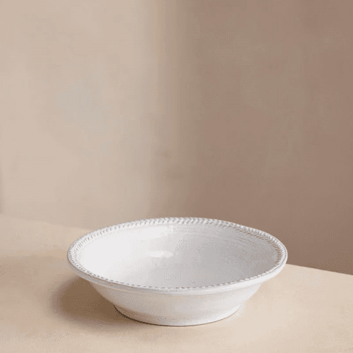 Image showing the Hillcrest Set of 4 Pasta Bowls D22cm, White product.