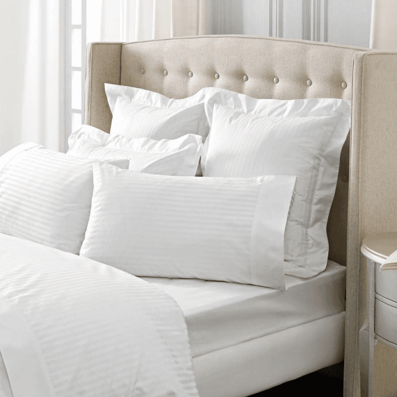 Millennia 1200TC Super king size fitted sheet, 180 x 203cm, Snow