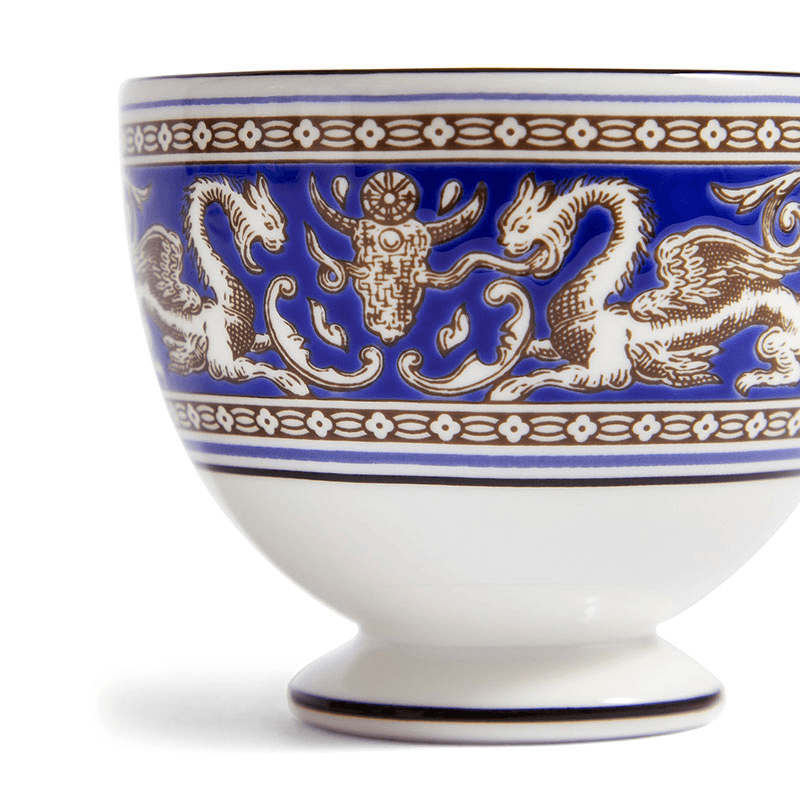 Florentine Teacup and Saucer, 174ml, Marine