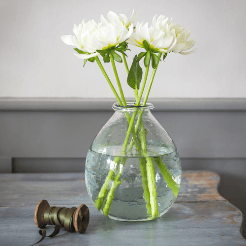 Image showing the Large vase, H19 x D17cm, Recycled Glass product.