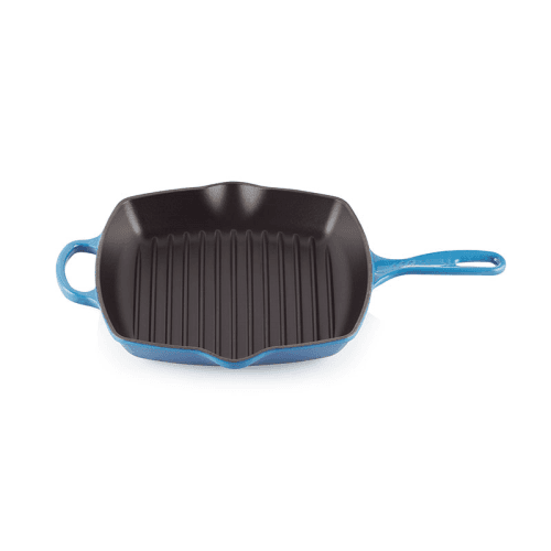 Image showing the Signature Cast Iron Square Grillit, 26cm, Azure product.
