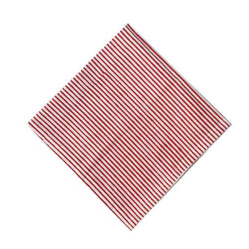 Image showing the Striped Napkins, 45 x 45cm, Scarlet product.