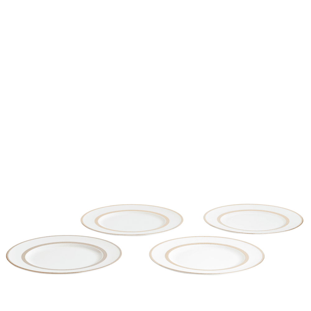 Lace 12 Piece Dinnerware Set, Gold
