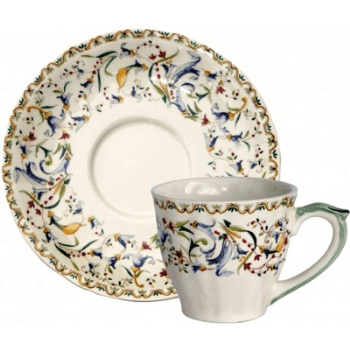 Image showing the Gien- Toscana, Teacup & Saucer 25cl, Set of 2 product.
