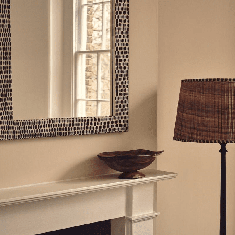 Estella Bone Mirror, H97cm, Ivory