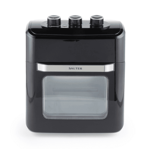 Image showing the Manual Air Fryer Oven, 12L, Black product.