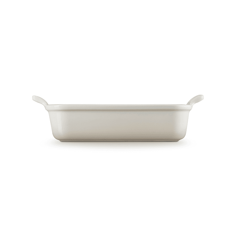 Stoneware Deep Rectangular dish, 26cm - 2.3 litre, Meringue