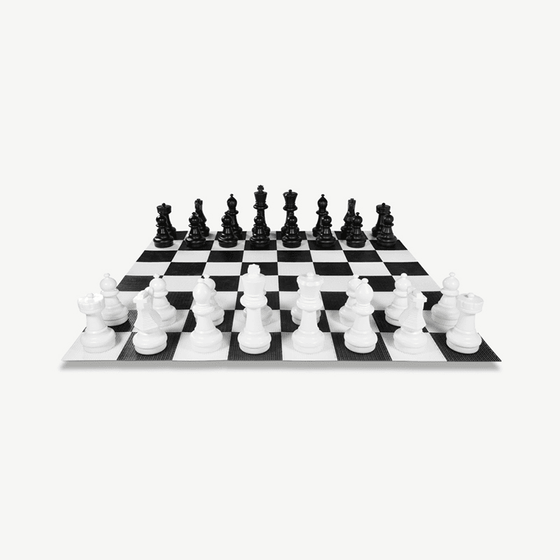 Giant Chess Set with Board