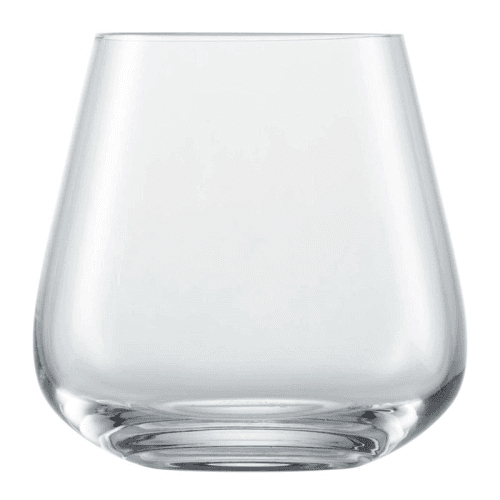 Image showing the Vervino Set of 4 Crystal Water Tumblers, 398ml, Clear product.