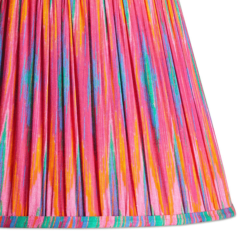 Empire Shade, 20cm, pink Ikat by Matthew Williamson