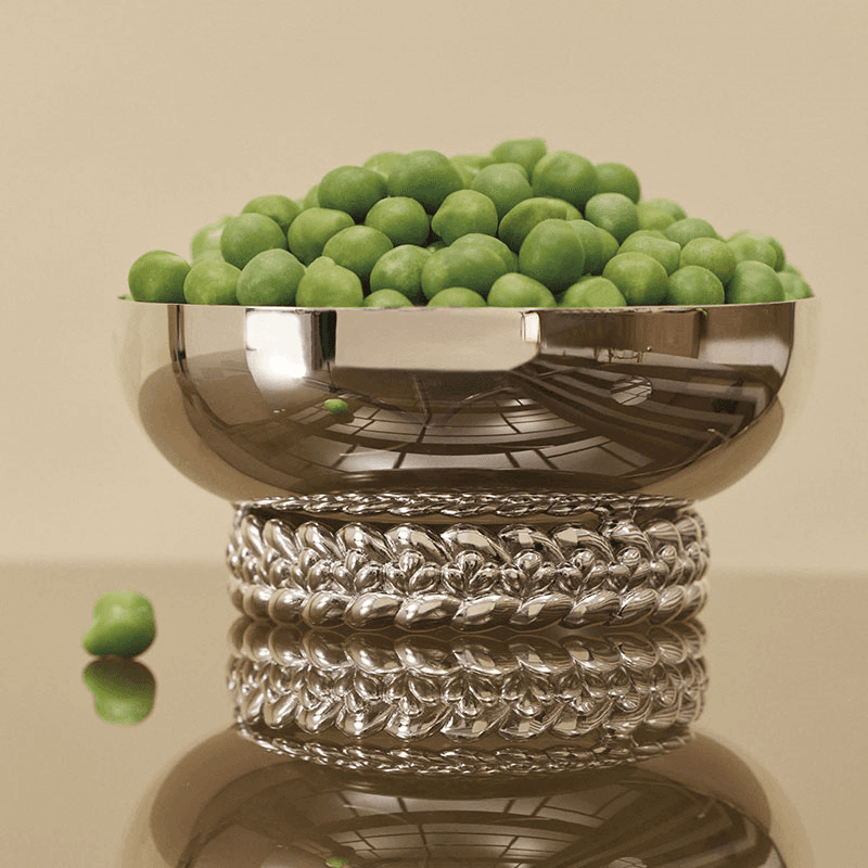 Babylone Bowl, D14cm, Silver
