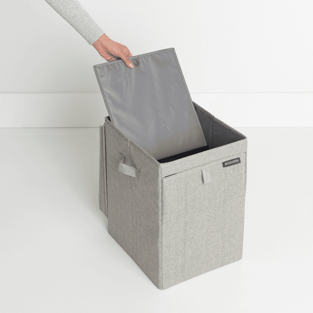 Stackable laundry box, 35 litre, Grey