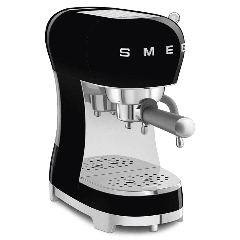 50's Style Espresso Coffee Machine, Black